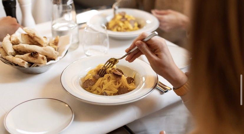 Plate at Brasseria restaurant in Notting Hill